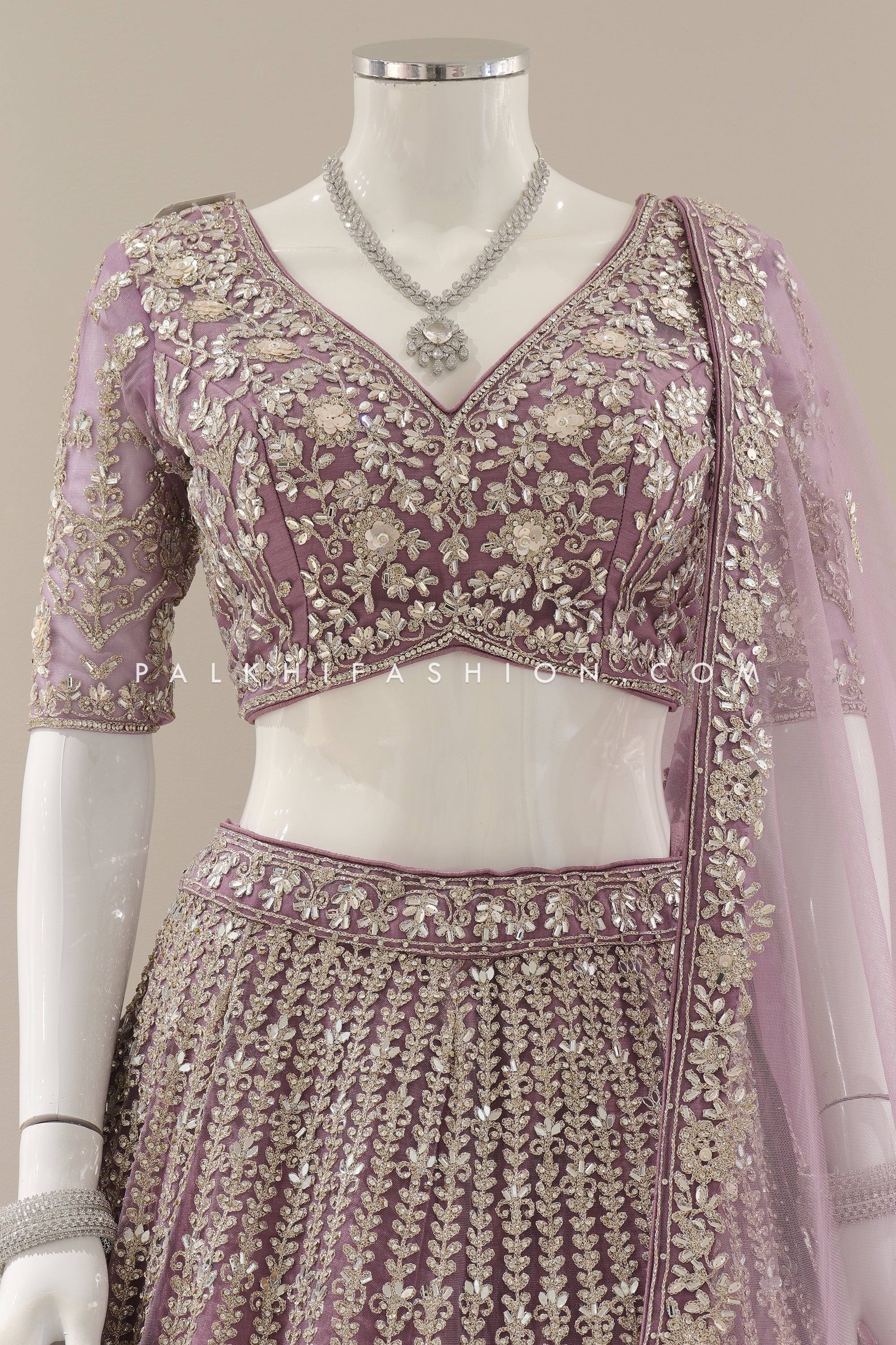 Royal Grandeur: Premium lilac/Purple Designer Lehenga Choli