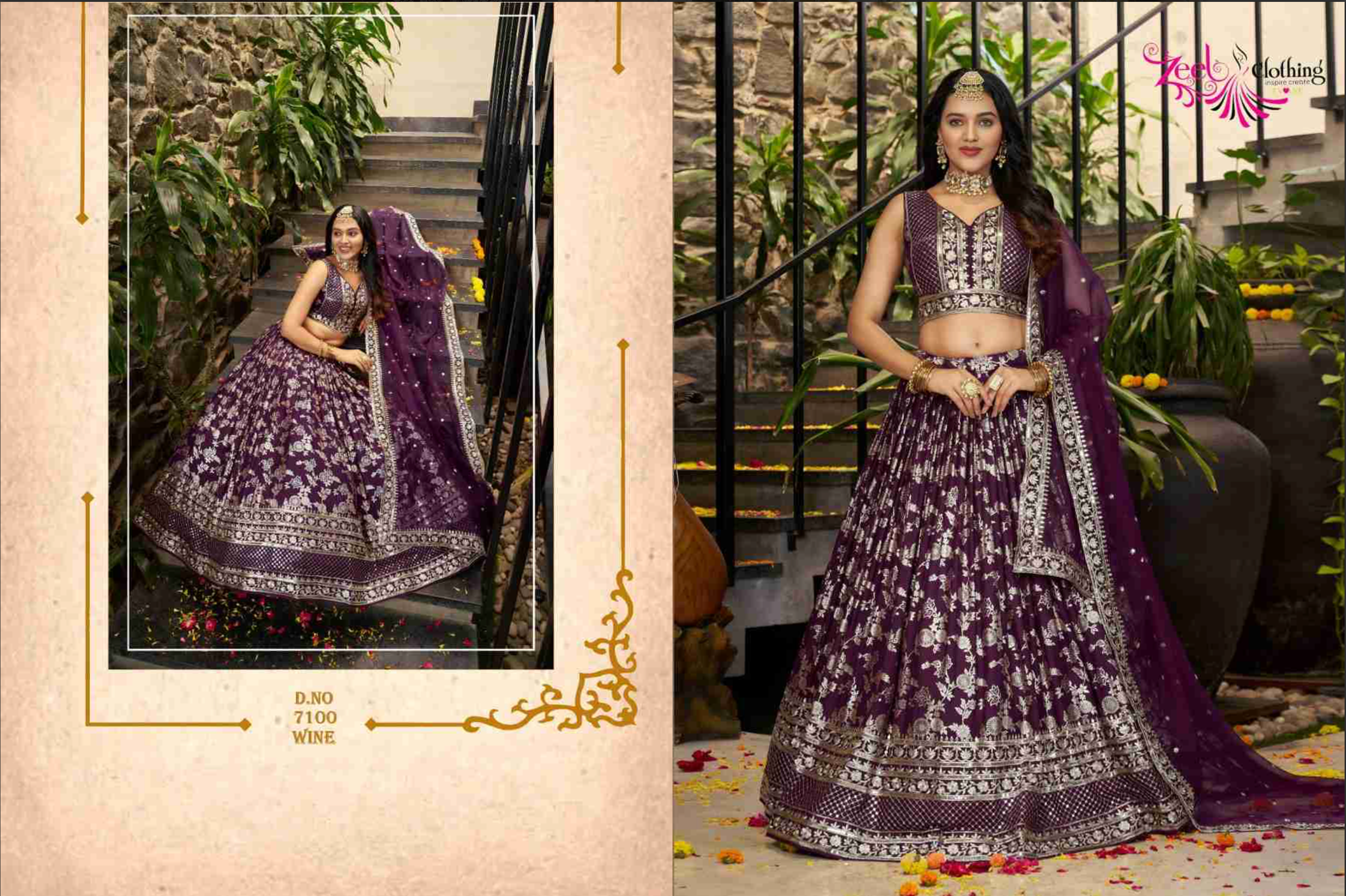 Dola Silk Jacquard Embroidery Work Lehenga Choli with Organza Dupatta