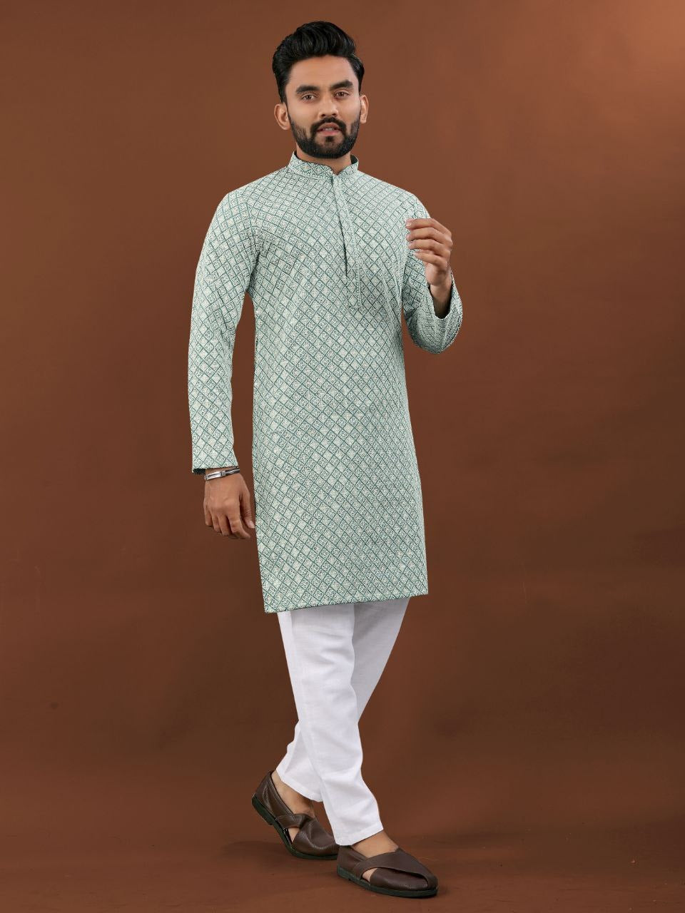 Men’s Traditional Wear Kurtas – Royal Comfort & Style