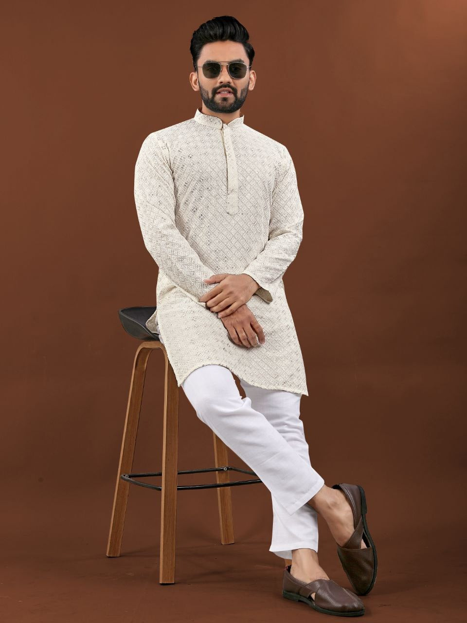 Men’s Traditional Wear Kurtas – Royal Comfort & Style