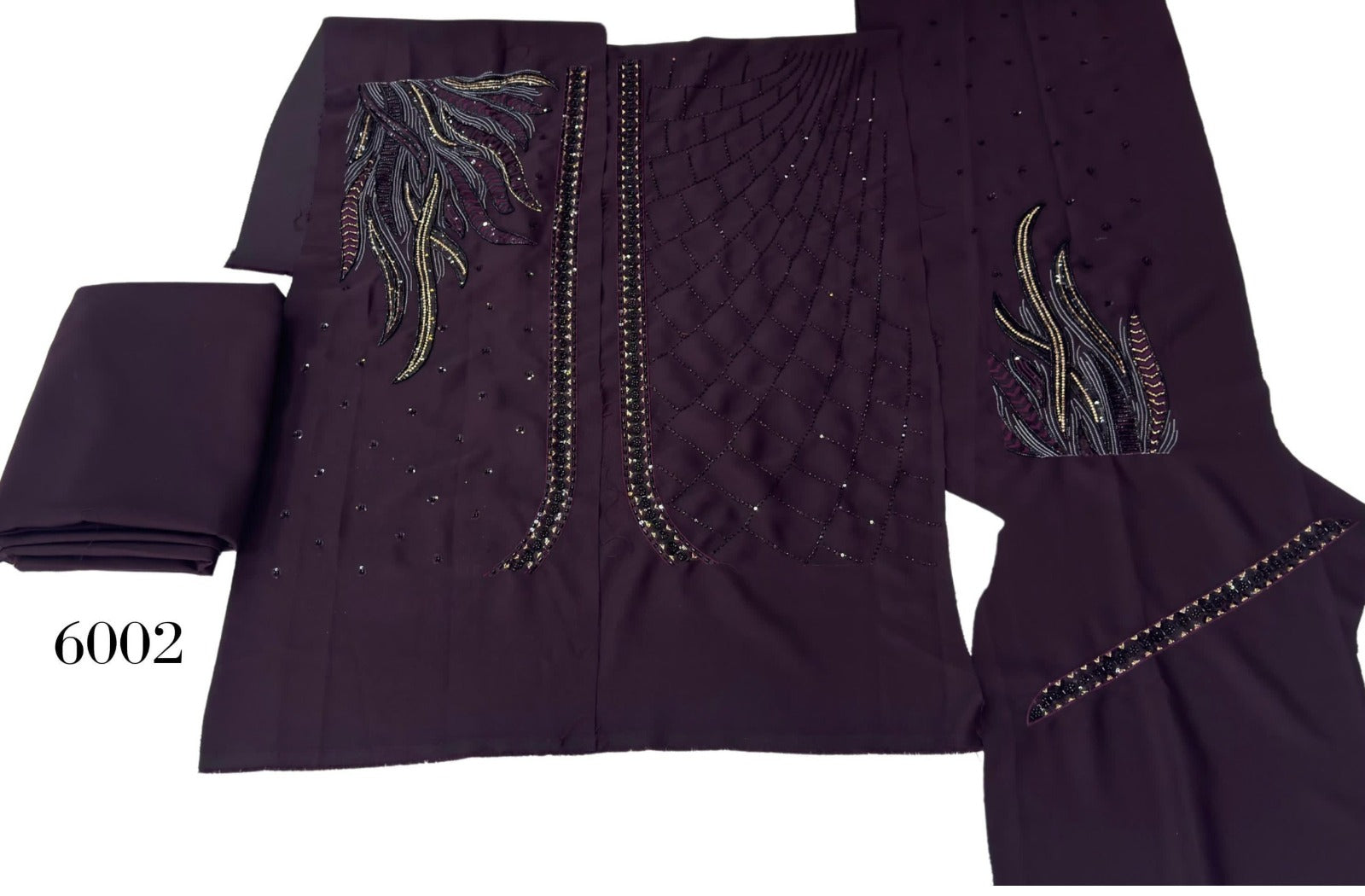 Men’s Indo-Western Sherwani Set – Jacket, Koti & Bottom