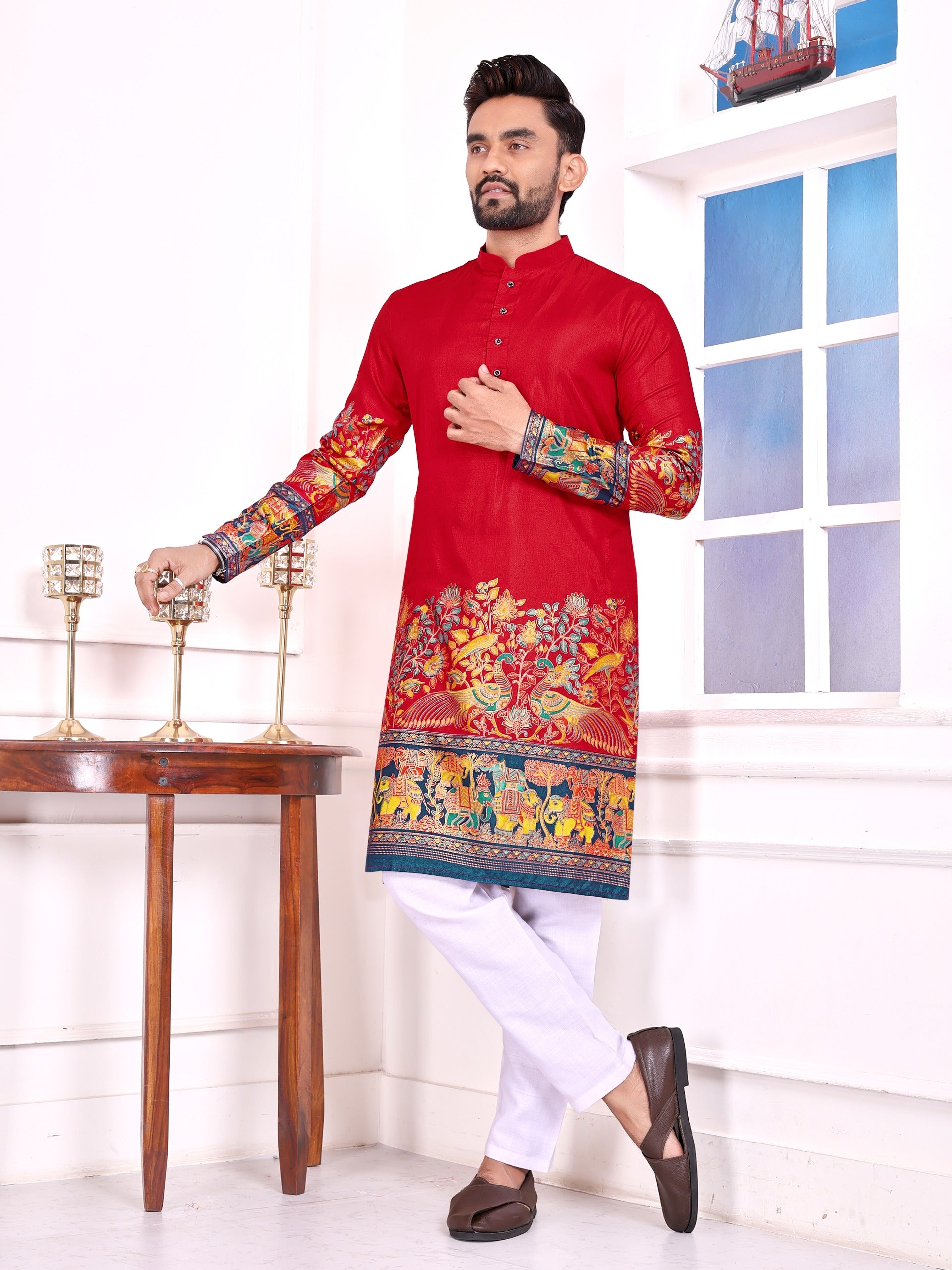 Love Birds Vol-2 | Festive Couple Combo β Men's Kurta & Women's Lehenga