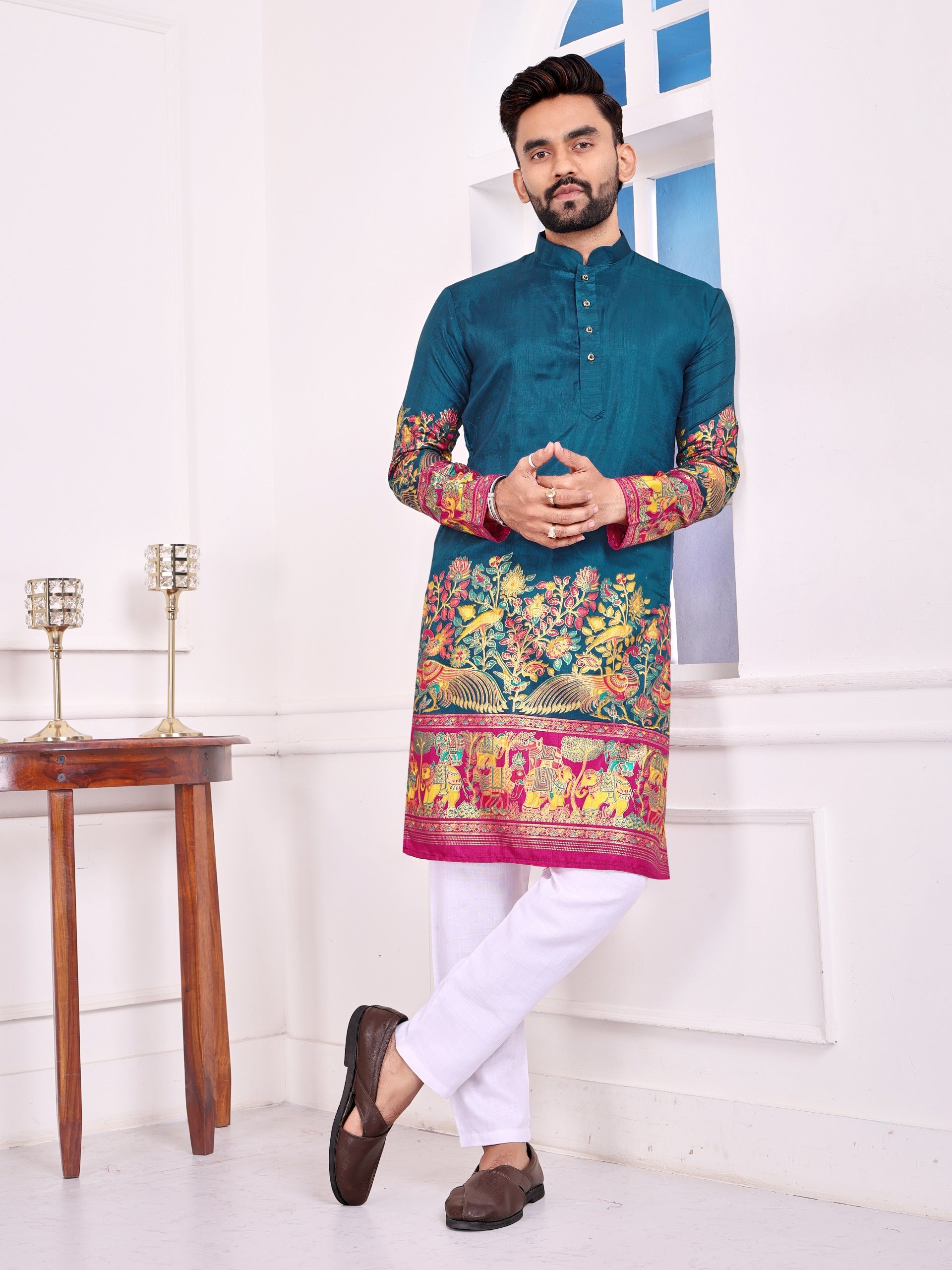 Love Birds Vol-2 | Festive Couple Combo β Men's Kurta & Women's Lehenga