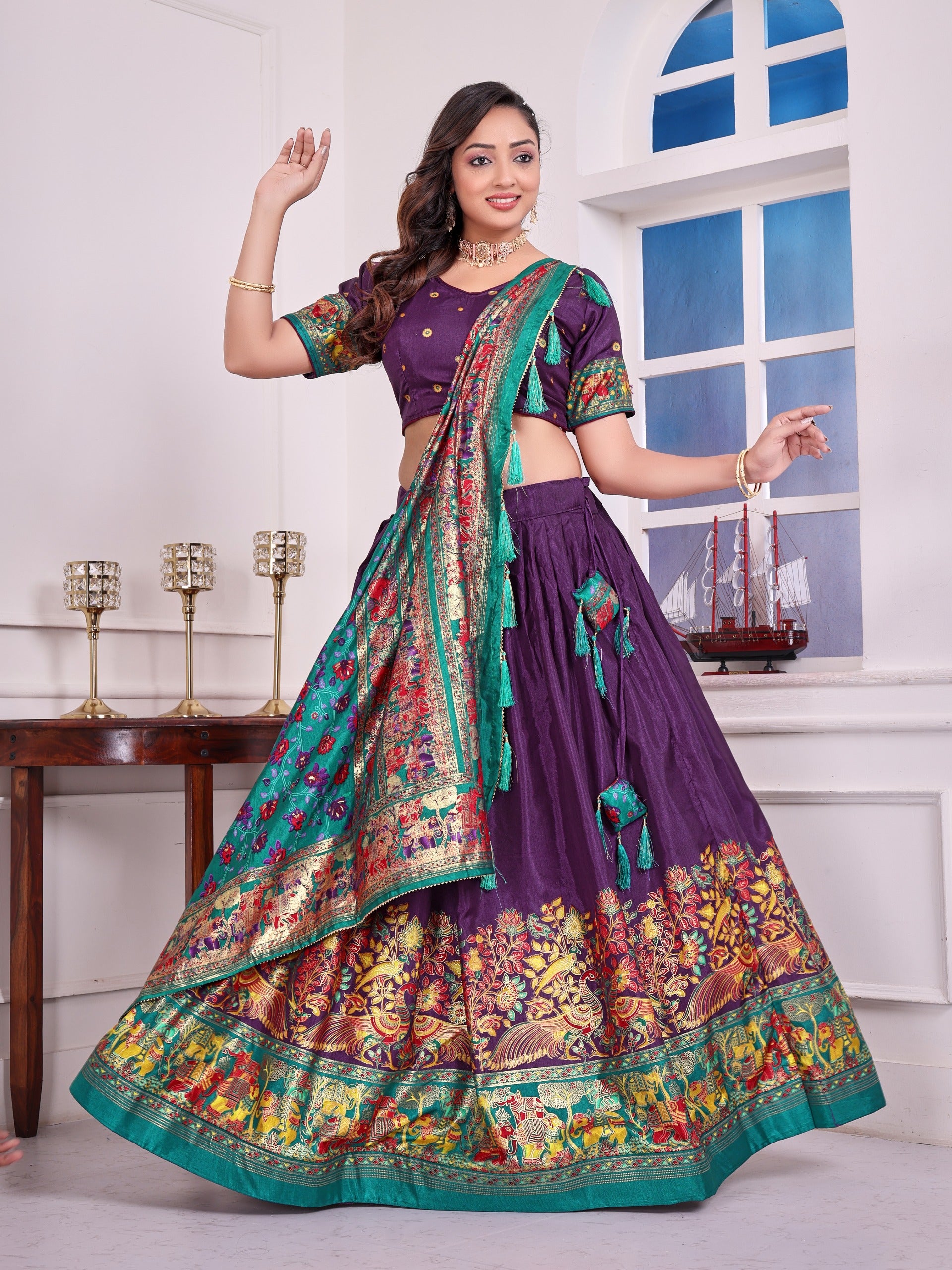 Love Birds Vol-2 | Festive Couple Combo β Men's Kurta & Women's Lehenga