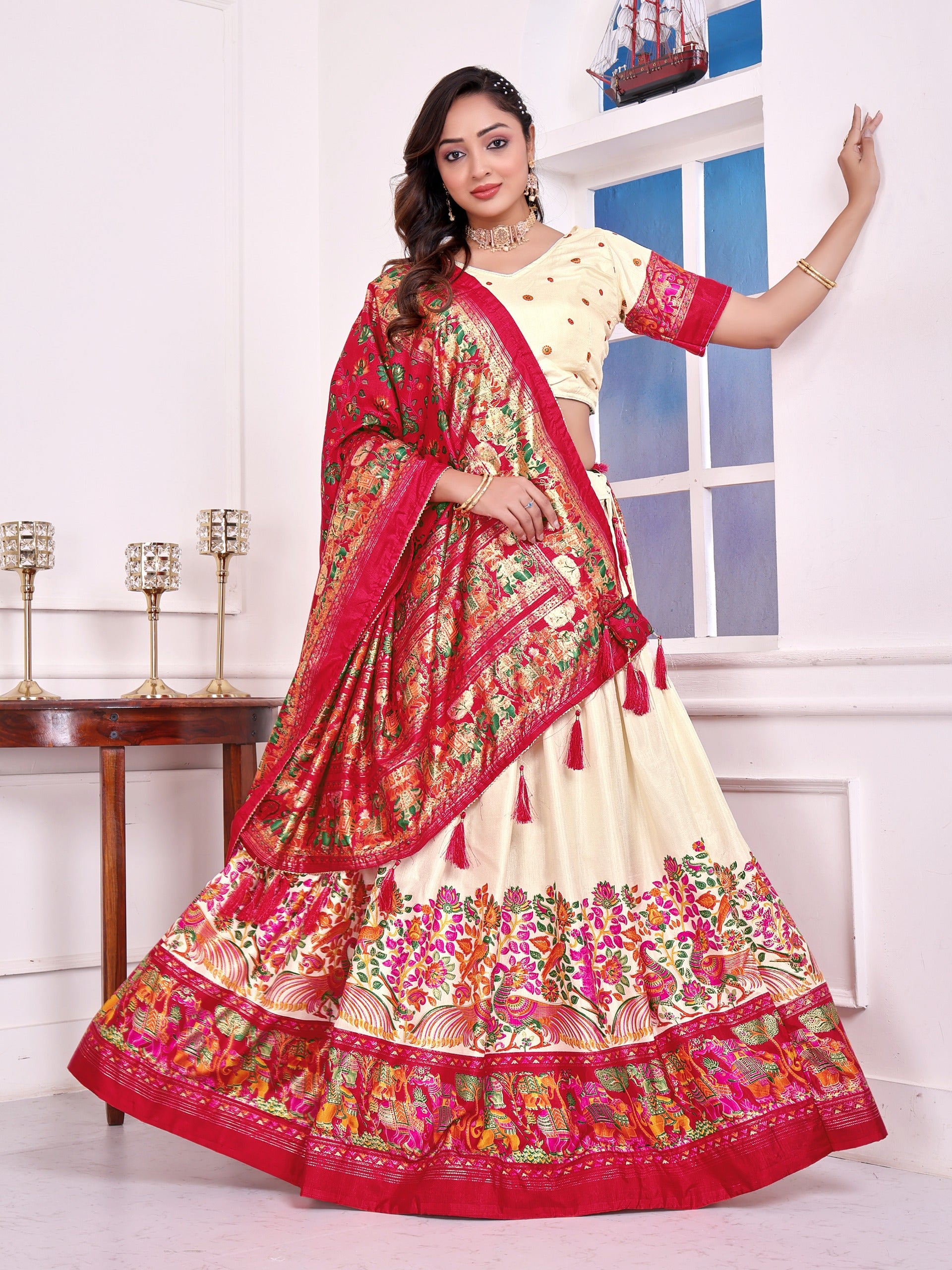Love Birds Vol-2 | Festive Couple Combo β Men's Kurta & Women's Lehenga