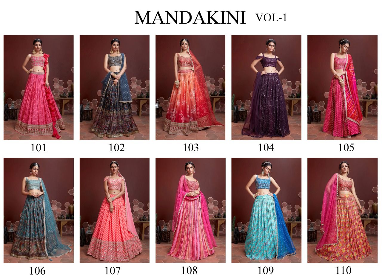 The New Era of Fashion โ Designer Lehenga Collection (Series 101โ110)