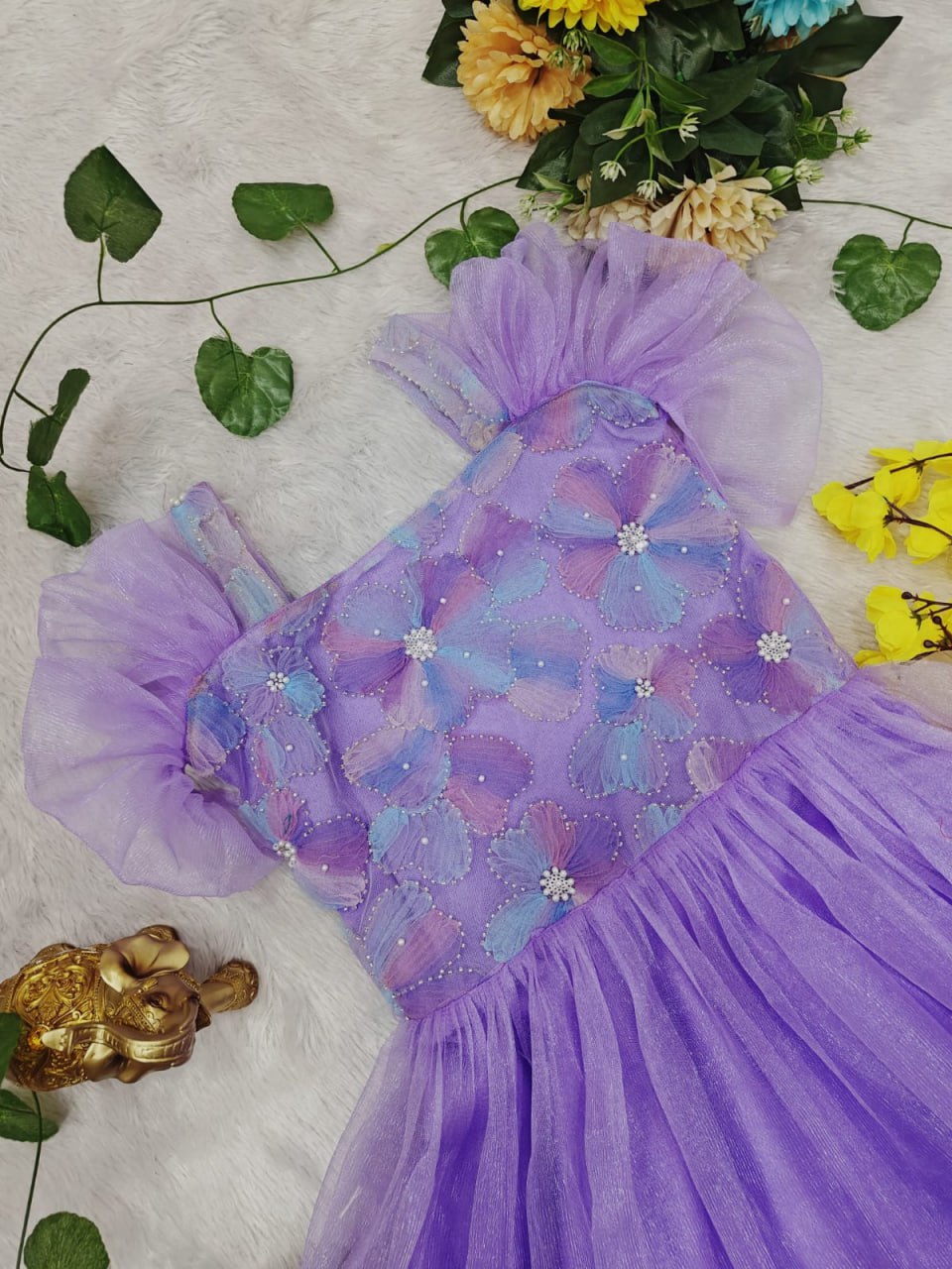 Mermaid-Inspired Lavender Gown β Customizable Elegance for Every Age