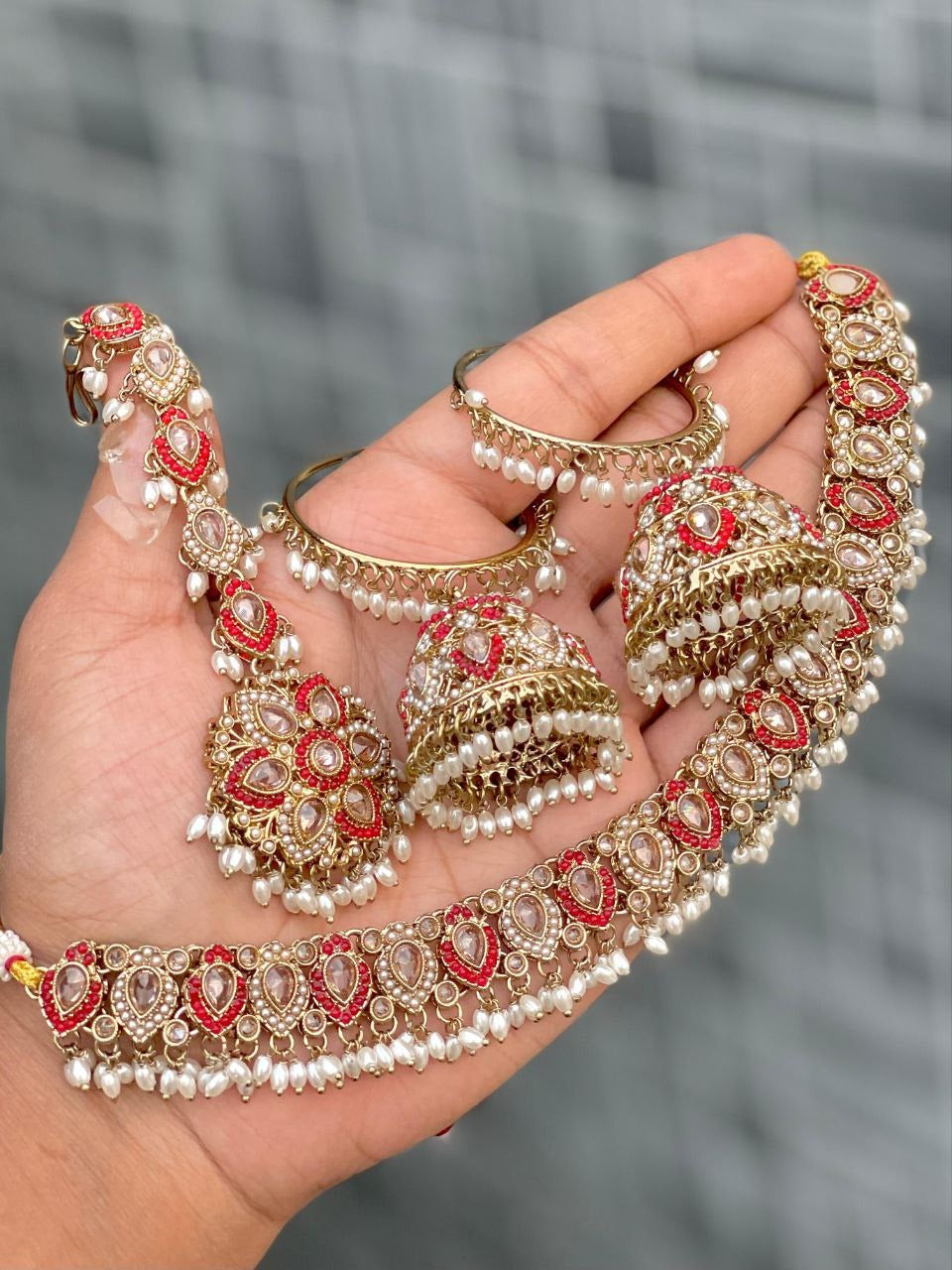 Premium Quality Reverse AD Stone Work Polki Choker