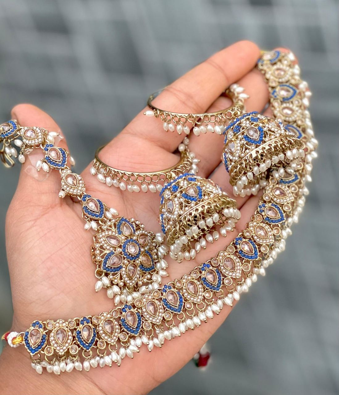 Premium Quality Reverse AD Stone Work Polki Choker