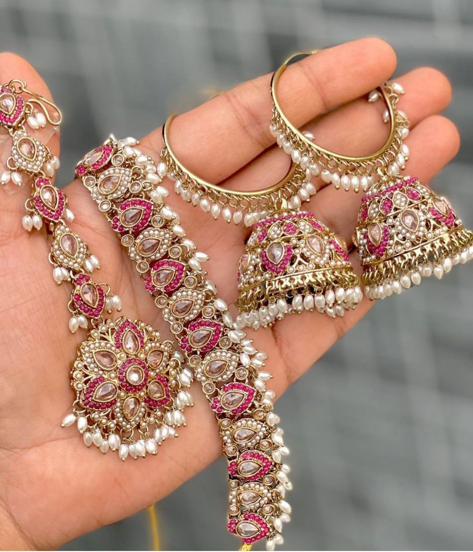 Premium Quality Reverse AD Stone Work Polki Choker
