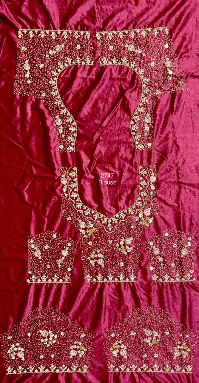 Peacock & Floral Pattern Embroidered Velvet Designer Lehenga Choli | Code: 2747