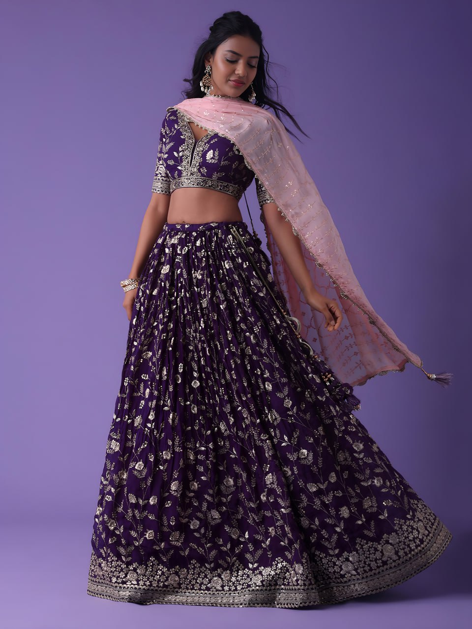 Lehenga Set – Heavy Georgette with Exquisite Embroidery