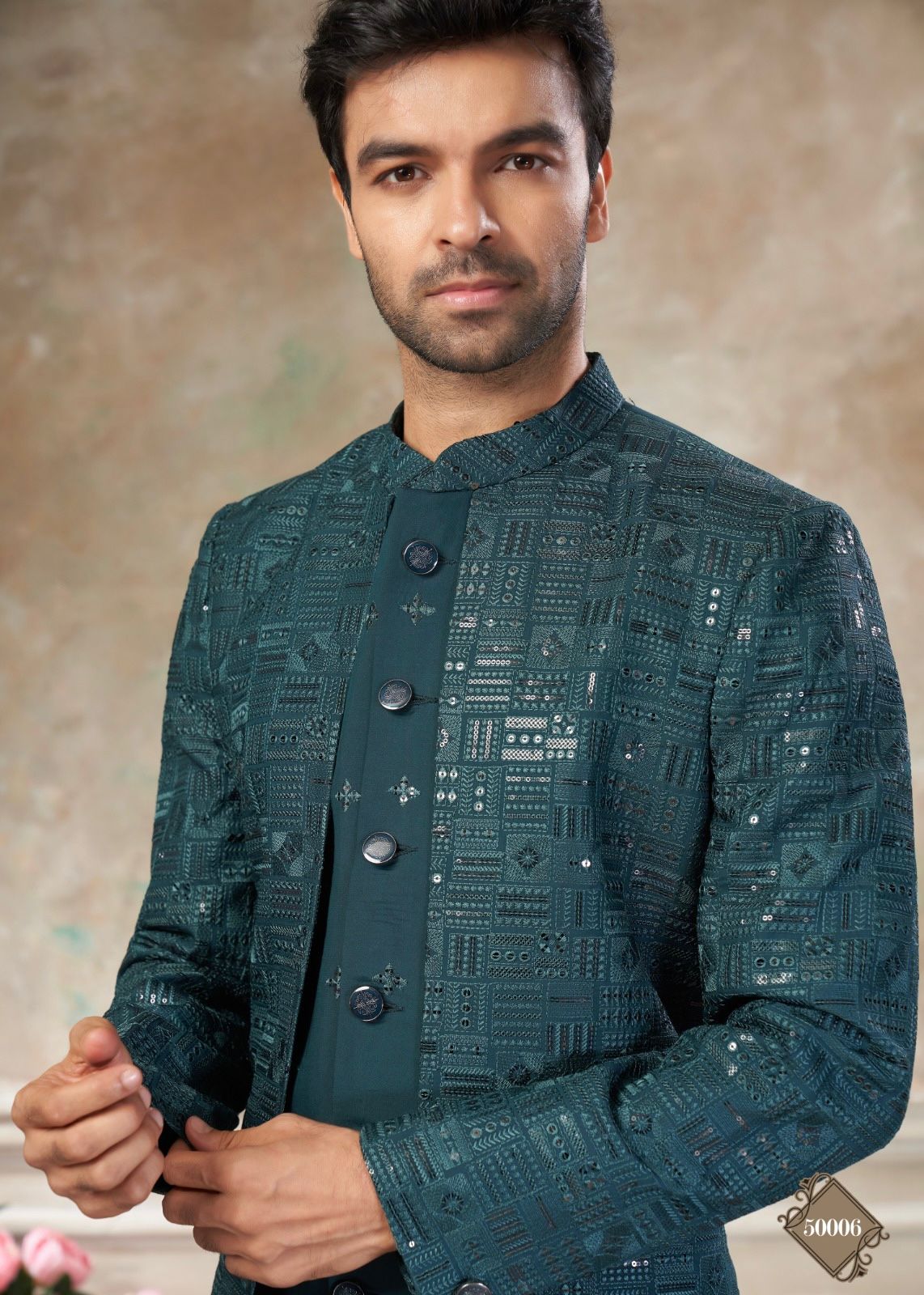 Men’s Kurta – Wedding Collection | Heavy Embroidered Indo-Western Kurta Set for Men | Pure Viscose Fabric Designer Outfit
